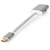 Image de Nedis Câble Adaptateur Usb-c Cctb64480al02 Usb 3.2 Gen 1 Usb-c M-dp F/usb-c F 4k Pd Plaqué Et Tressé Or 0.2 M 60hz