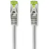 Image de Nedis Câble Cat 7 - S/FTP - RJ45 mâle-- 2.0 m - rond - LSZH - gris (S/FTP, CAT7, 2 m), Câble réseau