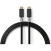 Image de Nedis Câble USB-C, 20Gbps, 100W PD, 1m (1 m, USB 4, 100 W), Câble USB