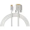 Image de Nedis Câble Hdmi Cctb34800al20 Hdmi-dvi-d 24+1 Broches Mâle 2560x1600 Blindé Tressé Or 2 M