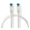 Image de Nedis Câble Réseau Cat6a Cctb85321al50 S/ftp Snagless Braided 5 M