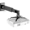 Image de Nedis Support de projecteur Entièrement mobile 15 kg pivotant inclinable Acier Noir Noir (Mur), Support pour projecteur, Noir