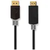Image de Nedis Câble Displayport Ccbw37100at10 Dp M-hdmi Connecteur 4k Plaqué Or 1 M 30hz