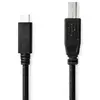 Image de Nedis Câble Usb 2.0 Ccgb60650bk20 Usb-c M-usb-b M 480mbs Nickelé 2 M