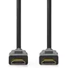 Image de Nedis CVGB35000BK50 Câble HDMI  HDMI  mâle HDMI  mâle 8K@60Hz eARC plaqué or 5.00 m PVC faible (5 m), Câble vidéo, Noir