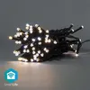Image de NEDIS Guirlande lumineuse wi-fi intelligente à led blanc chaud à froid 50 led's 20m android / ios