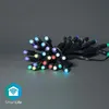 Image de NEDIS Guirlande lumineuse wi-fi intelligente à led rgb 48 led's 180cm android / ios