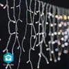 Image de NEDIS Guirlande stalactites lumineuses wi-fi intelligentes à led blanc chaud à froid 400 led's 5m android / ios