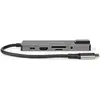 Image de Nedis CCBW64775AT02 Adaptateur USB 3.2 Gen 1 USB-C  femelle Sortie HDMI  / RJ45 femelle / SD / 2X U (USB-C, 10 ports), Station d’accueil + hub USB, Gris