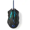 Image de Nedis Gaming Mouse Filaire 1200 / 1800 / 2400 / 3600 dpi DPI réglable Nombre de boutons : 6 (Filaire), Souris, Noir