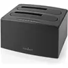 Image de Nedis Station d'accueil pour disques durs USB 3.2 Gen1 USB Type-A 2 disques durs 2,5 / 3,5 " , Disque dur : accessoires