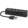 Image de Nedis Hub USB 1x USB-A 3x USB A femelle 5-Port port(s) USB 2.0 Alimentation par USB S (USB-A, 5 ports), Station d’accueil + hub USB, Noir