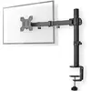 Image de Nedis Support d'écran de bureau 1 écran(s) 15 - 32 " 75x75 / 100x100 Entièrement mobile (Tables, 32", 8 kg), Support de moniteur, Noir