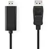 Image de Nedis Câble DisplayPort DisplayPort mâle HDMI  mâle 1080p Nickelé 1.00 m Rond (1 m), Câble vidéo, Noir