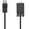Image de Nedis Câble Vga Displayport Mâle Vers Vga Mâle Nickelé 1080p Pvc Ccgl37301bk20 2 M