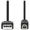 Image de Nedis USB A   USB B (1 m, USB 2.0, 10 W), Câble USB