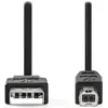 Image de Nedis USB A   USB B (2 m, USB 2.0, 10 W), Câble USB