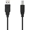 Image de Nedis Ccgl60100bk20 Câble Usb 2.0 Usb-a M-usb-b M 480mb/s Nickelé 2 M 10w