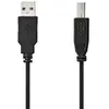 Image de Nedis Ccgl60100bk30 Câble Usb 2.0 Usb-a M-usb-b M 480mb/s Nickelé 3 M 10w