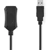 Image de Nedis Câble USB actif USB 2.0 USB-A mâle USB-A femelle 480 Mbps 20.0 m Rond Vernick (20 m, USB 2.0), Câble USB