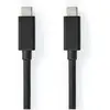 Image de Nedis Câble USB USB 3.2 Gen 2x2 USB-C  mâle USB-C  mâle 100 W 4K@60Hz 20 Gbps Ve (1 m, USB 3.2 Gen 2, 100 W), Câble USB
