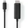 Image de Nedis Ccgl64655bk20 Câble Adaptateur Usb-c Vers Hdmi Usb 3.2 Gen 1 4k Nickelé 2 M 60hz