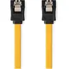 Image de Nedis Câble SATA 6 Gbps SATA 7 broches femelle SATA 7 broches femelle Nickelé 0.50 m Plat PV (50 cm), Câble interne (PC)