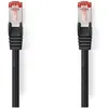 Image de Nedis CAT6 Network Cable RJ45 M RJ45 M 30.0m Round LSZH Black Label (S/FTP, CAT6, 30 m), Câble réseau