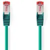 Image de Nedis Modèle du produit : Câble réseau CAT6 RJ45 Male RJ45 Male S/FTP 0.25 m Rond LSZH Vert Label