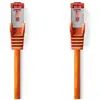 Image de Nedis Câble réseau CAT6 RJ45 mâle RJ45 mâle S/FTP 10.0 m Rond LSZH Orange Lab (S/FTP, CAT6, 10 m), Câble réseau