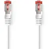 Image de Nedis Câble réseau CAT6 - RJ45 mâle - RJ45 mâle - S/FTP - 10.0 m - Rond - LSZH - Blanc - Labe (S/FTP, CAT6, 10 m), Câble réseau