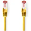 Image de Nedis Câble réseau CAT6 RJ45 mâle RJ45 mâle S/FTP 5.00 m Rond LSZH Jaune Étiquette (S/FTP, CAT6, 5 m), Câble réseau