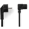 Image de Nedis Câble D'alimentation Cegl10020bk100 Power M-iec-320-c13 Coudé Nickelé 10 M