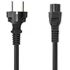 Image de Nedis Câble D'alimentation Cegl10130bk20 Power M-iec-320-c5 Nickelé 2 M
