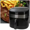 Image de Nedis Friteuse à air chaud SmartLife Wi-Fi 7,2 l Minuterie : 240 min Nombre de programmes préréglés, Friteuse, Noir
