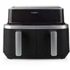 Image de Friteuse à Air Chaud Double avec Minuteur 60min Air Fryer 4,2L Nedis Noir