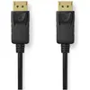 Image de Nedis Câble DisplayPort - DisplayPort mâle - DisplayPort mâle - 8K@60Hz - plaqué or - 3.00 m - - (3 m), Câble vidéo, Noir