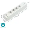 Image de Nedis, Prise intelligente, SmartLife Power Strip Wi-Fi Hybride (CEE 7/7) / USB A / USB-C  16 A 3680 W 2.00 m 0 -