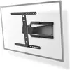 Image de Nedis Support mural pivotant (Mur, 50 kg, 43" - 90"), Support mural pour TV, Noir