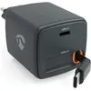 Image de Nedis Charger w/ Retractable Cable 65 W Fast Charge USB-C 0.75 M (65 W, 1 portion), Chargeur USB, Noir