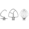 Image de KitchenAid Set d'accessoires de robot de cuisine en acier inoxydable, Ustensile de cuisine : accessoires, Argent