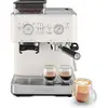 Image de KitchenAid 5KES6551EPL Siebträgermaschine mit Mahlwerk, Machines à expresso, Argent, Blanc