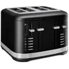 Image de KitchenAid 5KMT4109EBM Grille-pain manuel 4 tranches Noir mat, Grille-pain, Noir