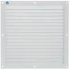 Image de Grille à persienne 436 largeur 250mm hauteur 250mm époxy blanc RAL 9010 - RENSON - 8713