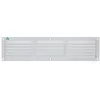 Image de Grille à persienne 436 Renson 400 x 100 mm époxy blanc NR RAL 9010