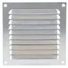 Image de Grille à persienne 436 RENSON 400 x 400 mm - anodisé argent - 44004001