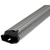 Image de Grille extérieure auto-réglable hauteur 35 mm longueur 475 mm aluminium RENSON 10435
