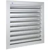 Image de Grille murale à encastrer RENSON F1 anodisé argent moustiquaire inox - 500 x 500 mm - 41155