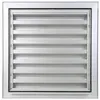 Image de Grille murale à encastrer RENSON F1 anodisé argent moustiquaire inox - 200 x 200 mm - 41122