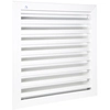 Image de Grille de ventilation 200 x 200 mm aluminium blanc RAL9010 RENSON 411226